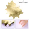 Classic Cutters Nail Art Stamping Mallar Verktyg C Form Smile Line Tips Cutter French Trimmer Bekvämlighet Användningsverktyg