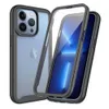 360 ° Totalmente Proteção para iPhone 13 Pro 12 11 xs Max XR 7 8 Samsung S21 Plus A12 A32 A52 A72 A21s Moto Um Fusion OnePlus One P Nord 5G Anti-Queda Caso Telefone Duplo