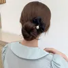 Elegant Bowknot Pearl Bangerza Painpin для женщин Девушки Прическа Макияж Артефакт U-CLIP Простой головной убор Кореец Аксессуары для волос