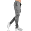 Novo Outono Mens Ginásios Calças Moda Moda Sweatpants Fitness Slim Fit Mens Mens Bodybuilding Suor Calças Tamanho 3xL 210421