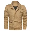 가을 남성 재킷 군사 남성 전술 육군 면화 코트 야외 전투 스탠드 칼라 플러스 사이즈 5xl 자켓
