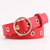 Belts Women's Belt Hollow Air Eye Decoration Korean Four Seasons Versatile Round Buckle Trousers