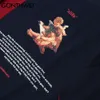 جونثويد تيز القمصان الملاك طباعة اللون كتلة المرقعة قصيرة الأكمام بلايز رجل الصيف الهيب هوب المتناثرة عارضة القطن قمم الذكور 210324