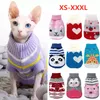 Winter Dogs Clothes Dog Apparel Warm Pet Wooly Kitten Sweater Pullover for Small Doggy Chihuahua Yorkies Puppy Jacket Pets Clothing to Girls Boys Pup Kitty XS A147