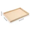 Multifunctional Beige Velvet Stackable Jewelry Pendant Tray Organization Box Jewelry Display Pendant Holder Earrings