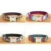 Dog Collar Leashes Nylon Justerbar Slitstarkt Pet Collar Sälj Personlig Bohemian Style för medelstora stora hundar Drop Shiping