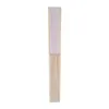 Handheld Fans White Paper Fan Folded Bamboo Folding Fans For Church Wedding Gift Party Favors DIY8423722