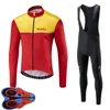 2021 Morvelo Team Mężczyźni Kolarstwo Długie Rękawy Jersey Spodnie Bib Zestawy Factory Direct Sprzedaż Jesień MTB Outfits Bike Clothits Odzież sportowy Y21052503