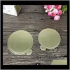 Andere bakware keuken eetbar home tuin100 pcs/set round mousse boards goud papier cupcake dessert displays lade bruiloft verjaardagstaart