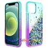 Liquid Quicksand Шкафы блеск для iPhone 13 Pro Max 12 11 Роскошный Алмазный Мягкий ТПУ Удалевая защитная крышка