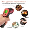 Digital Infrared Thermometer Laser Temperature Meter Non-contact Pyrometer Imager Hygrometer IR termometro LCD Thermomete 210719