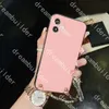 fashion phone cases for iphone 14 pro max Plus 13 13pro 13promax 12 12Pro 12ProMax 11 XSMAX leather case designer shell With pearl lanyard