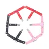 Bälten Punk Heart Starter Belt Sexig Women Pu Leather Lady Girls Elasticity Tight Suspender Strap