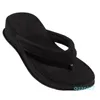 Sandals Women Shoes 2021 Summer Outdoor Suede Flip Flops Fashion Platform Wedge Slippers Casual Plus Size