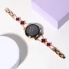 Bracelets en métal de 20 mm compatibles avec Samsung Galaxy Watch 3 41 mm/Active 2 42 mm/Huawei Watch GT/Amazfit GTS Trèfle à quatre feuilles Bracelet de montre 22 mm