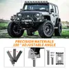 LED Car Work Light 6500K Waterproof Shockproof Square Mini Auto Truck Headlight Offrodad Illumination Spotlight Fog Lamp