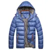 Giacche invernali da uomo con cappuccio Parka casual Cappotti da uomo Cappotti termici spessi lucidi Slim Fit Abbigliamento di marca 7XL SA045 210914