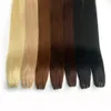 Paquetes de cabello humano Cutícula virgen brasileña Alineada Perruques De Cheveux Humains Natural Negro Marrón claro Bleach Blonde 20 colores disponibles 100 g / paquete 12-26 pulgadas