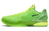 2023 Authentic Mamba 6 Protro Reverse Grinch Scarpe da basket Mambacita Gigi Bruce Lee Del Sol Alternate Chaos Uomo Sneakers sportive all'aperto con scatola originale