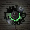 壁掛け時計私はヨーキーを愛してレコード時計の子犬犬の家の装飾腕時計ヨークシャーテリアペットアートワークギフト