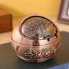 Retro Ashtray Gospodarstwa Domowego Papieros Perder Perder Metal Ash Tray Z Pokawką Do Salonu Home Decor Przygląda prezent