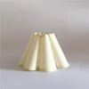 Lampa täcker nyanser korsning vintage kronblad vikning tyg lampskärm bord tillbehör blomma dekoration el sovrum
