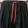 Leinenhose für Herren, neun lockere, breite Beine und Füße, Übergröße, Rettichhose, lässige Haremshose, Y0811