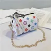 7 SZTUK / DHL Dzieci Girls Designers Torebki Poduszki Poduszki Torby Łańcuch Torba Tiktok PU Skórzana Tote Messenger Torba Summer Crossbody Wiadro Fanny Pack Ramię Opakowania G61M0if