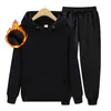 Hommes Ensembles Hoodies + Pantalons Automne Hiver Sweat À Capuche Pantalon De Survêtement De Mode Slim Fit Hommes Ensemble À Capuche Pantalon Hip Hop Pull À Capuche 211014