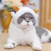 Cat Costumes Huisdier Hoofddeksels Winter Cap Hoofddeksel Leuke Ontwerp Kleed Cartoon Hond voor Kerstmis