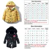 Teenage Big Boys Winter Jacket Children's Disguise Fur Hooded Outwear Kids Thicken Warm Coat for 4 6 8 10 12 14 Years 211203