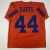 CUSTOM Nouveau ERNIE DAVIS Syracuse College Orange Cousu Maillot de Football AJOUTER N'IMPORTE QUEL NUMÉRO DE NOM