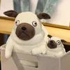 15 / 30cm 사랑스러운 뚱뚱한 pug 강아지 봉제 장난감 kawaii 앉아 동물 장난감 아이들을위한 박제 베개 어린이 생일 선물 인형 LA280