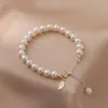 Beaded Strands Real Natural Freshwater Pearl Fashion Armband Ladies Elegant Jewelry Girlfriend Birthday Wedding Present Follawn22