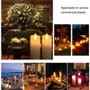 Candele a LED senza fiamma, 3PCS / 6PCS LED a lume di candela Candela tremolante a colonna in plastica a batteria Luce senza fiamma per decorazioni per feste D2.0