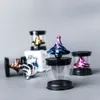 Pneumatische Gyro-Top-Entlüftungsspielzeuge, farbenfrohe schwarze Technologie. Entpacken Sie den windblasenden Dekompressionsartefakt, Spielzeuggeschenk für Erwachsene und Kinder