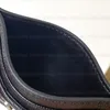 Высококачественный подлинный кожаный кошелек держатель кошелька кошелек мужчина знаменитые женские держатели роскоши дизайнер монет монета Black Lambskin Mini 268E