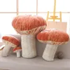 20 cm Plüschtiere Pilz Soft Kawaii Cute Valentine 3d Kleine Lebensmittel Gemüse Home Kissen für Kinder Puppe Gefüllte Füllung Reißverschluss LA284