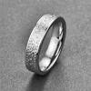 Anéis de casamento Bonlavie 6mm vintage cor tira titânio anel de aço padrão inoxidável para mulheres bijoux femme 7891011121249137
