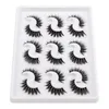 9 par 3D fałszywe fałszywe rzęsy przedłużenie syntezy włosy norek rzęsy Grube Lahs Makeup w 10 edycjach Y300-Y309