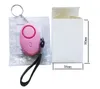 130db Egg Shape Self Defense Alarm Girl Women Security Protect Alert with LED light Personal Safety Scream Loud Keychain Persona5788959