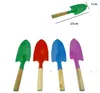 Novo Mini Gardening Shovel Colorido Metal Pequenas Shoveles Garden Spade Ferramentas de Hardware Digging Kids Spades Ferramenta EWB6781
