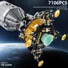 MOLD KING APOLLOS SPACECRAFT Byggstenar 21006 rymdskepp Toy kompatibel med MOC-26457 Tegel Assembly Barn Födelsedagleksaker Julklappar