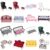 Mini oreillers de canapé mignons pour poupées enfants, Simulation de meubles de maison de poupée, jouets miniatures 1:12