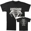 Men's T-Shirts Deftones Hypno Tiger 2012 Tour T-shirt Black Rockabilia