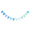 Party Decoration 12 Flags 16 cm Kolor Flaga Filt Banner Wianku DIY Happy Birthday Family Event Materiały ślubne 2021