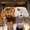 Coques de téléphone portable Apple 12Pro/max, jolie coque de téléphone en peluche avec chien en peluche pour iphone 13/se2, étui tout compris X luxe