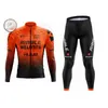 Set da corsa 2021 inverno huub rible weldtite jersey 20d cycling wear ropa ciclismo mens termico pile pro in bicicletta bycling maillot culotte