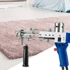 Outils de notions de couture Pistolet à touffeter de tapis électrique pour machine de flocage de tissage de boucle de pile coupée 7-21mm DIY Tapis à grande vitesse