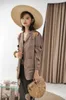Ukiyoe Hannya Stampa Blazer Designer Giacca Designer Cappotto Vintage Allentato Manica lunga Plus Dimensione Pulsanti Brown 210427